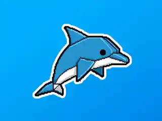 an origami dolphin cover